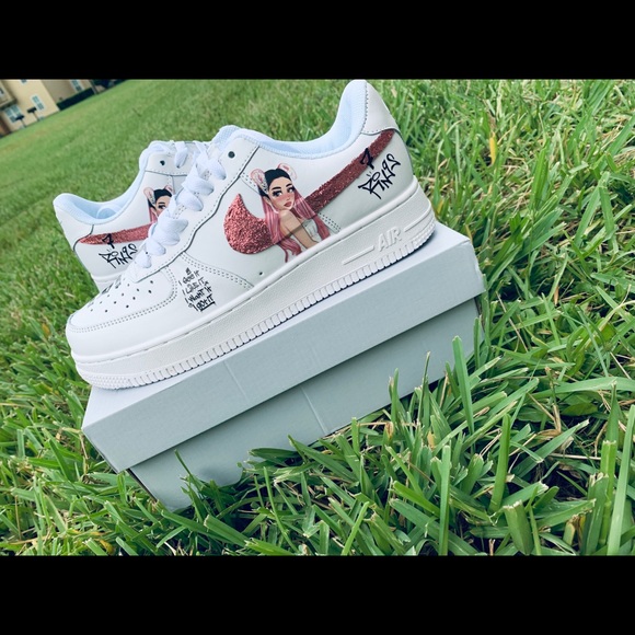 Shoes Nwt Custom Nike Air Force 1 Ariana Grande Poshmark